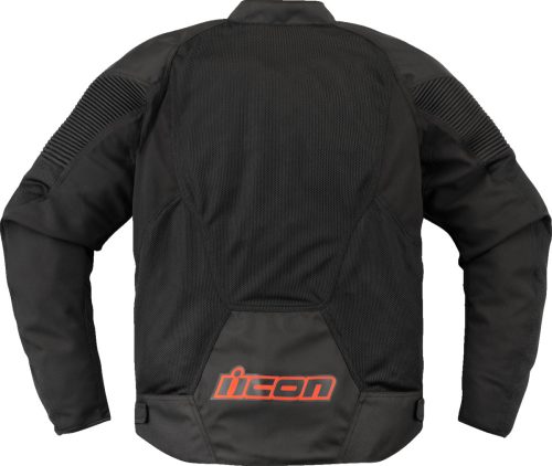 ICON Overlord3 Mesh motoros kabát | Black-red