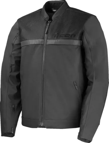 Icon Midhawk™ férfi motoros kabát | Fekete