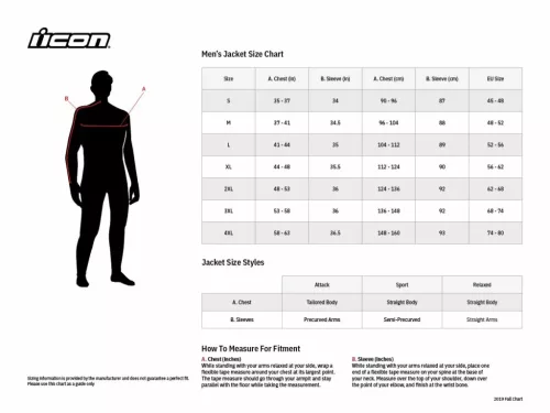 Icon Midhawk™ férfi motoros kabát | Fekete