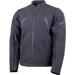 Icon Merc3 férfi motoros kabát | Black