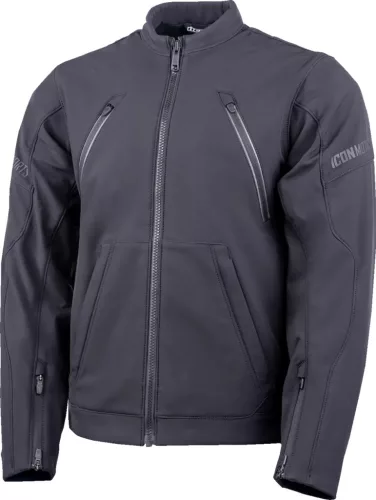 Icon Merc3 férfi motoros kabát | Black