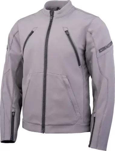Icon Merc3 férfi motoros kabát | Grey