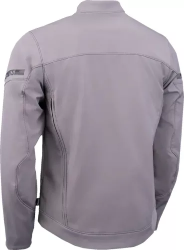 Icon Merc3 férfi motoros kabát | Grey