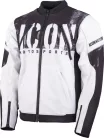 Icon Merc3 Anomaly™ férfi motoros kabát | White/Black