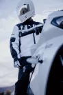 Icon Merc3 Anomaly™ férfi motoros kabát | White/Black