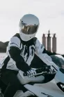 Icon Merc3 Anomaly™ férfi motoros kabát | White/Black