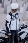 Icon Merc3 Anomaly™ férfi motoros kabát | White/Black