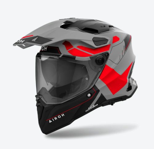 Airoh Commander 2 bukósisak | Reveal - Red Fluo Matt