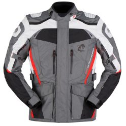   FURYGAN APALACHES Férfi motoros túrakabát | Black-Grey-Red