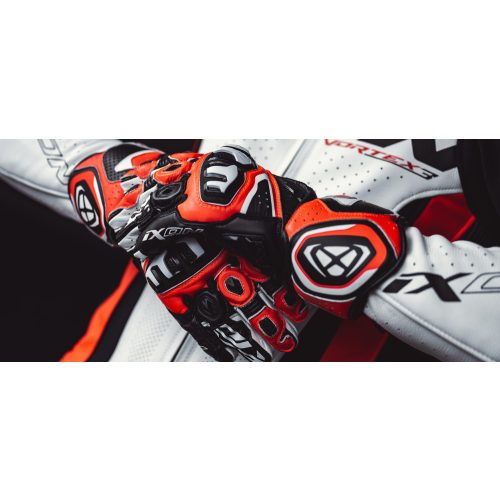 IXON Vortex Férfi motoros kesztyű | Black/White/Red
