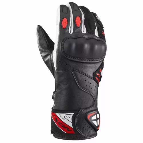 IXON THUND Férfi motoros kesztyű | BLACK/RED/WHITE