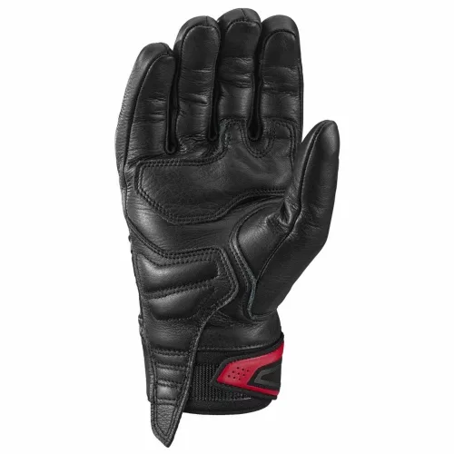IXON MIG 2 LEATHER Férfi motoros kesztyű | BLACK/RED