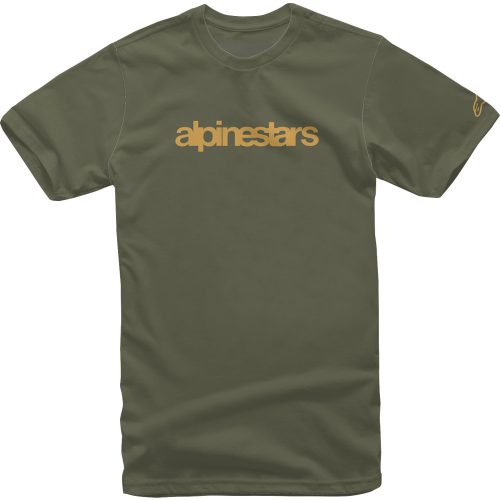 Alpinestars Heritage férfi póló | Green/Gold