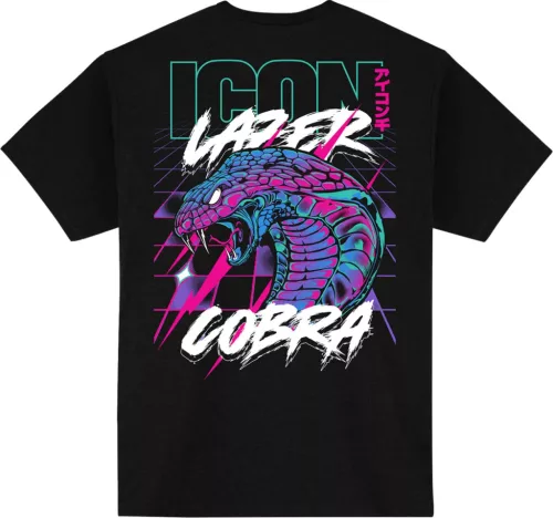 Icon Lazer Cobra™ póló  - Fekete