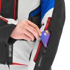 Shima DUNE Férfi textil kabát | Fekete/Kék/Piros