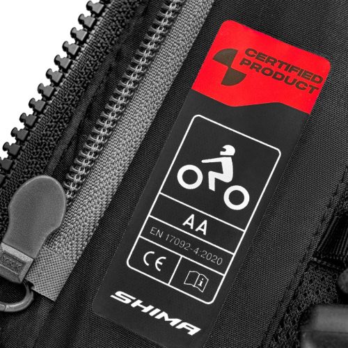 Shima DUNE Férfi textil kabát | Fekete/Kék/Piros