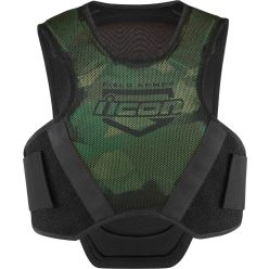 Icon FIELD ARMOR SOFTCORE protektoros mellény - GREEN CAMO