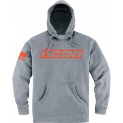 Icon Clasicon Hoody / kapucnis pulóver - szürke/narancs