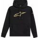 Alpinestars Gilded Hoodie kapucnis pulóver | BLACK/GOLD