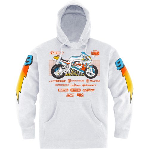 ICON HOODIE GIXXER JOHNNY / kapucnis pulóver  - Fehér