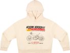 ICON HOODIE Always Something™ Női kapucnis pulóver | Törtfehér