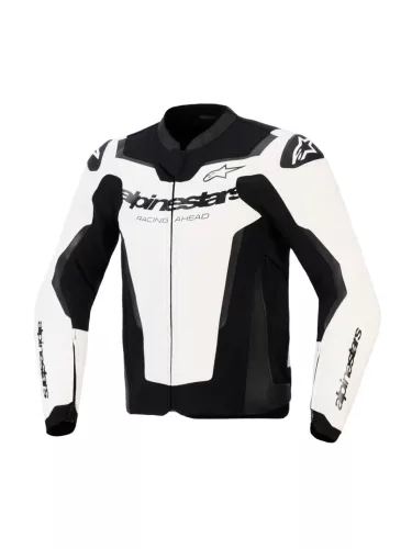 ALPINESTARS GP FORCE V2 Férfi motoros bőrkabát | White/Black