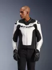 ALPINESTARS GP FORCE V2 Férfi motoros bőrkabát | White/Black
