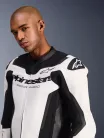 ALPINESTARS GP FORCE V2 Férfi motoros bőrkabát | White/Black