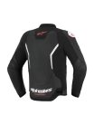 ALPINESTARS GP FORCE V2 AIRFLOW Férfi motoros bőrkabát | Fekete/fehér