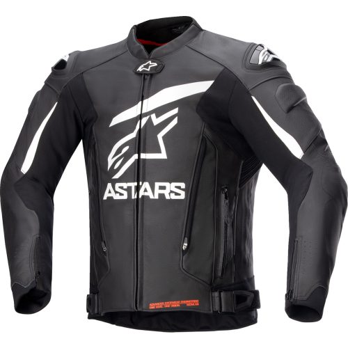 ALPINESTARS GP Plus R V4 Férfi motoros bőrkabát | Fekete/fehér