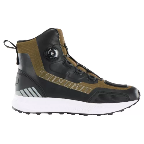 FURYGAN TONIK D3O® Férfi motoros vízálló cipő | Khaki/Black