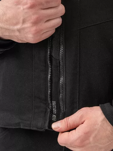 SHIMA GIRO Férfi motoros textil kabát | Fekete