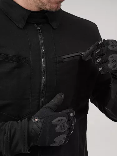 SHIMA GIRO Férfi motoros textil kabát | Fekete