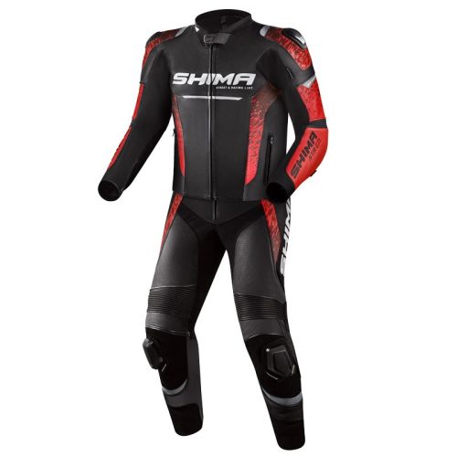 SHIMA STR 2.0 Kétrészes Férfi motoros bőrruha | Red/Black