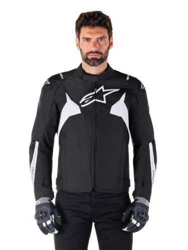 ALPINESTARS T-JAWS V4 WP vízálló Férfi motoros kabát | Black/White
