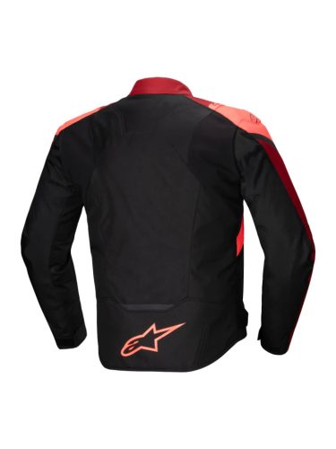 ALPINESTARS T-JAWS V4 WP vízálló Férfi motoros kabát | Black/Red Fluo/Dark Red