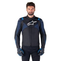   ALPINESTARS T-JAWS V4 WP vízálló Férfi motoros kabát | Black/Dark Blue/Blithe Blue