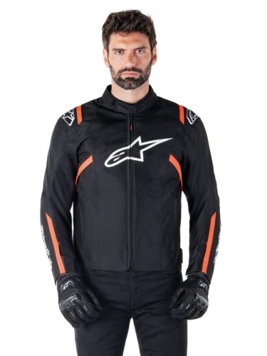 ALPINESTARS T-SPS v2 WP vízálló Férfi motoros kabát | Black/White/Red Fluo