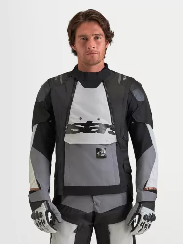 ALPINESTARS Harok V2 Drystar® vízálló Férfi motoros kabát | DARK GRAY/ICE GRAY/BLACK