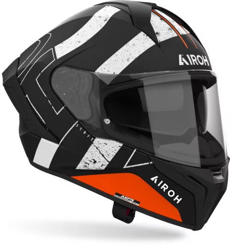 AIROH Matryx Scope bukósisak | Black/White/Orange