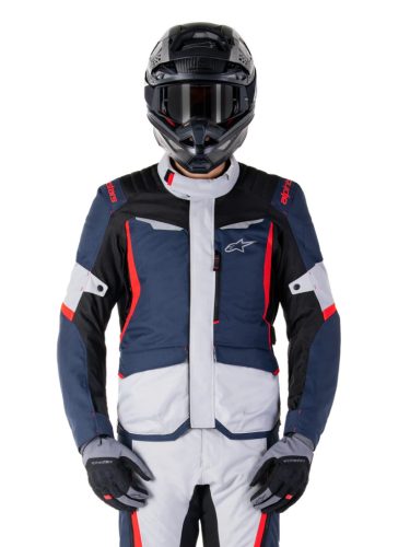Alpinestars ST-1 vízálló motoros textil túrakabát | kék/szürke/piros