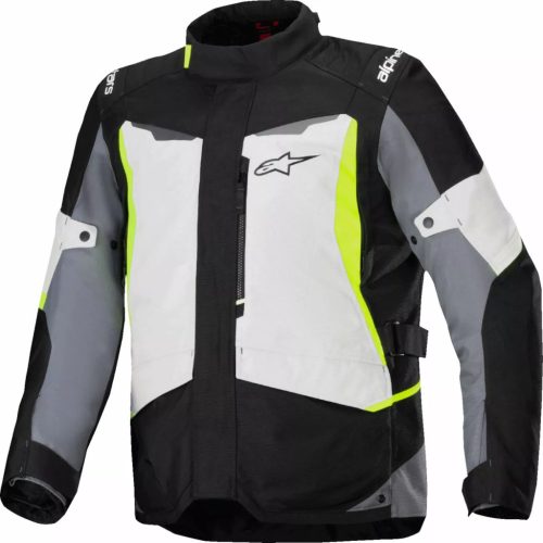 Alpinestars ST-1 vízálló motoros textil túrakabát | szürke/fekete/fluo