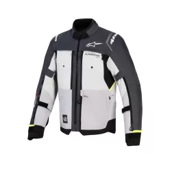   Alpinestars Cusco Drystar®  motoros textil kabát | Ice Gray/Mid Gray/Deep Gray