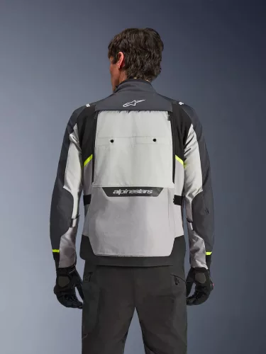 Alpinestars Cusco Drystar®  motoros textil kabát | Ice Gray/Mid Gray/Deep Gray