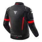 SHIMA SOLID 2.0 Férfi motoros textil kabát | Black/red