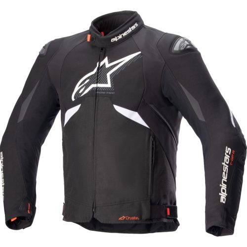 ALPINESTARS T-GP R V3 DRYSTAR® Férfi motoros kabát | Black/white