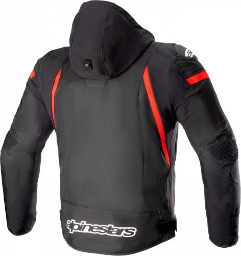 Alpinestars ZACA WP vízálló motoros kabát| Fekete/Piros/Fehér