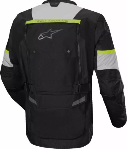 Alpinestars Bogota Pro Drystar® motoros textil kabát | Fekete/Szürke/Fluo
