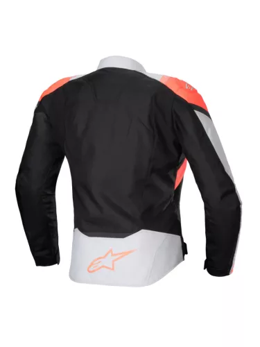 Alpinestars STELLA T-JAWS V4 WP Női vízálló textil kabát | Black/Ice Gray/Fluo Coral