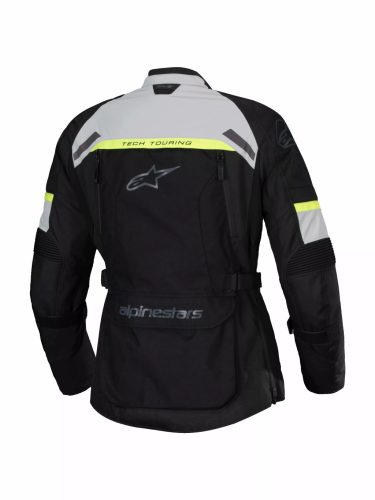 Alpinestars Stella Bogota Pro Drystar® női motoros textil kabát | Fekete/Szürke/Fluo